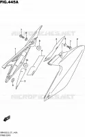 REAR FAIRING for Suzuki RMX 450 2016