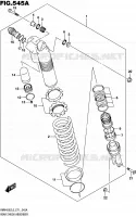 REAR SHOCK ABSORBER for Suzuki RMX 450 2016