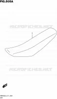 SEAT for Suzuki RMX 450 2016