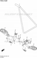 FOOTREST for Suzuki RM-Z 250 2015