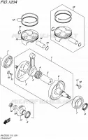 CRANKSHAFT for Suzuki RM-Z 250 2015