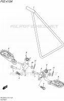 FOOTREST for Suzuki RM-Z 250 2015