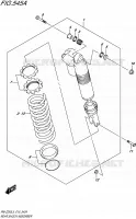 REAR SHOCK ABSORBER for Suzuki RM-Z 250 2015