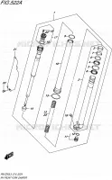 RIGHT FRONT FORK LEG for Suzuki RM-Z 250 2015