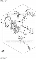 THROTTLE BODY for Suzuki RM-Z 250 2015