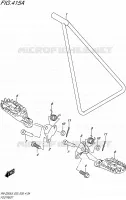 FOOTREST for Suzuki RM-Z 250 2016