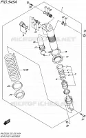 REAR SHOCK ABSORBER for Suzuki RM-Z 250 2016