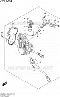 THROTTLE BODY for Suzuki RM-Z 250 2016