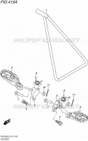 FOOTREST for Suzuki RM-Z 250 2015