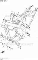 FRAME for Suzuki RM-Z 250 2015