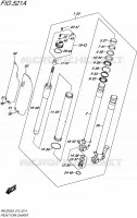 FRONT FORK for Suzuki RM-Z 250 2015