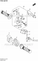 HANDGRIPS   LEVERS  for Suzuki RM-Z 250 2015
