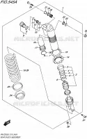 REAR SHOCK ABSORBER for Suzuki RM-Z 250 2015