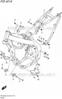 FRAME for Suzuki RM-Z 450 2016