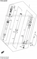 FRONT LEFT FORK LEG for Suzuki RM-Z 450 2016
