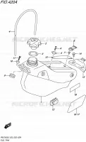 FUEL TANK for Suzuki RM-Z 450 2016