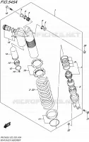 REAR SHOCK ABSORBER for Suzuki RM-Z 450 2016