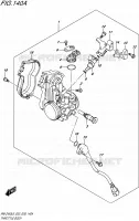 THROTTLE BODY for Suzuki RM-Z 450 2016