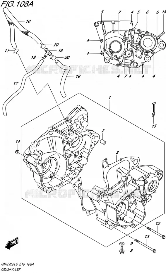 CASING Suzuki MOTO 450 RM-Z 2015  RM-Z450 L6 (E19)