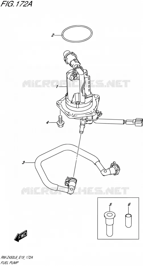 FUEL PUMP Suzuki MOTO 450 RM-Z 2016  RM-Z450 L6 (E19)