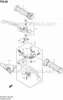 HANDGRIPS   LEVERS  for Suzuki GLADIUS 650 2013