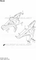 LOWER FAIRING for Suzuki GLADIUS 650 2013