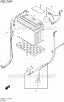 BATTERY for Suzuki GLADIUS 650 2014