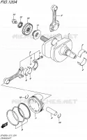 CRANKSHAFT for Suzuki GLADIUS 650 2014