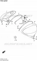 FUEL TANK SIDE COVER for Suzuki GLADIUS 650 2014