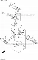 HANDGRIPS   LEVERS  for Suzuki GLADIUS 650 2014