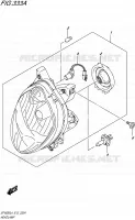 HEADLIGHT for Suzuki GLADIUS 650 2014