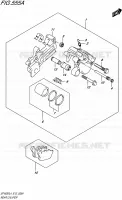 REAR CALIPER for Suzuki GLADIUS 650 2014