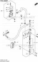 REAR MASTER CYLINDER for Suzuki GLADIUS 650 2014