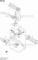 HANDGRIPS   LEVERS  for Suzuki GLADIUS 650 2012