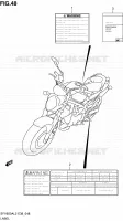 LABEL for Suzuki GLADIUS 650 2012