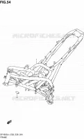 FRAME (SFV650L4 E28) for Suzuki GLADIUS 650 2014