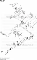 FUEL EVAP SYSTEM (SFV650AL4 E33) for Suzuki GLADIUS 650 2014