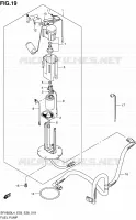 FUEL PUMP for Suzuki GLADIUS 650 2014