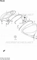FUEL TANK SIDE COVER for Suzuki GLADIUS 650 2014