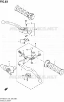 HANDGRIPS   LEVERS  for Suzuki GLADIUS 650 2014