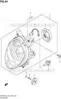 HEADLIGHT for Suzuki GLADIUS 650 2014