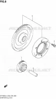 STARTER MOTOR CLUTCH for Suzuki GLADIUS 650 2014