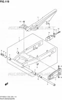 SWINGARM for Suzuki GLADIUS 650 2014