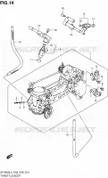 THROTTLE BODY (SFV650AL4 E28) for Suzuki GLADIUS 650 2014