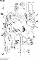 WIRING HARNESS (SFV650AL4 E33) for Suzuki GLADIUS 650 2014