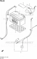 BATTERY for Suzuki GLADIUS 650 2014