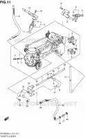 THROTTLE BODY for Suzuki GLADIUS 650 2014