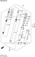 FRONT FORK for Suzuki GLADIUS 650 2015
