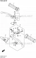HANDGRIPS   LEVERS  for Suzuki GLADIUS 650 2015