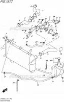 RADIATOR HOSE (SFV650UL5 E21) for Suzuki GLADIUS 650 2015